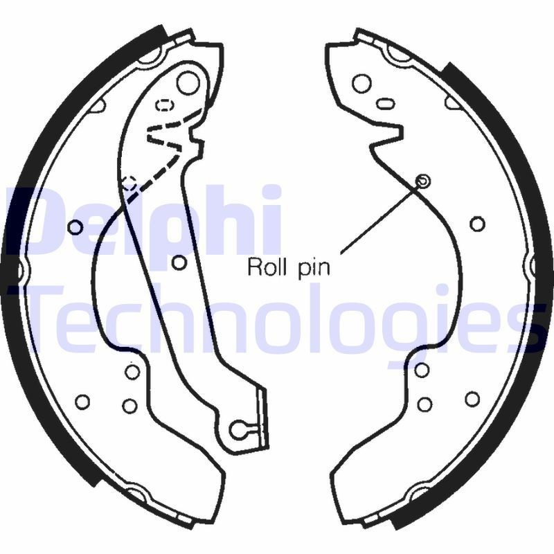 DELPHI LS1245: Piduriklotside komplekt