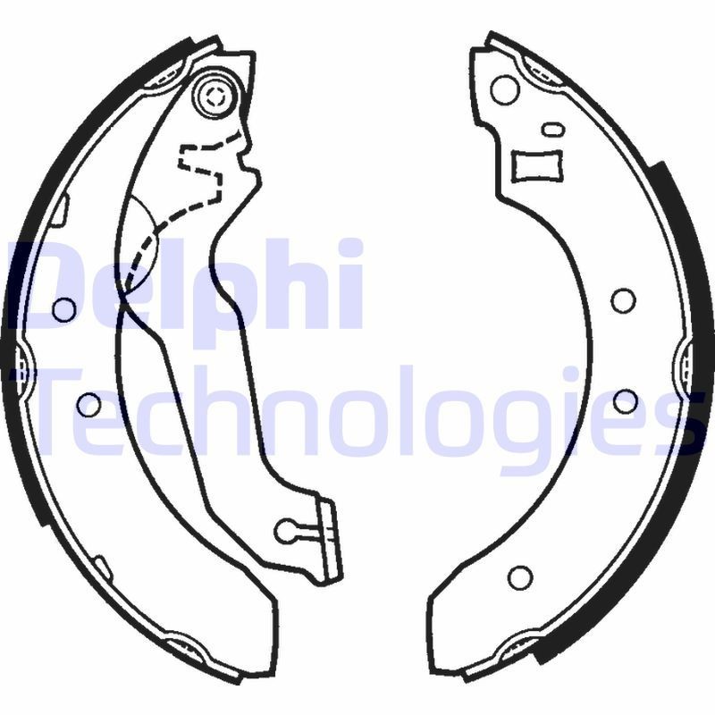 DELPHI LS1249: Piduriklotside komplekt