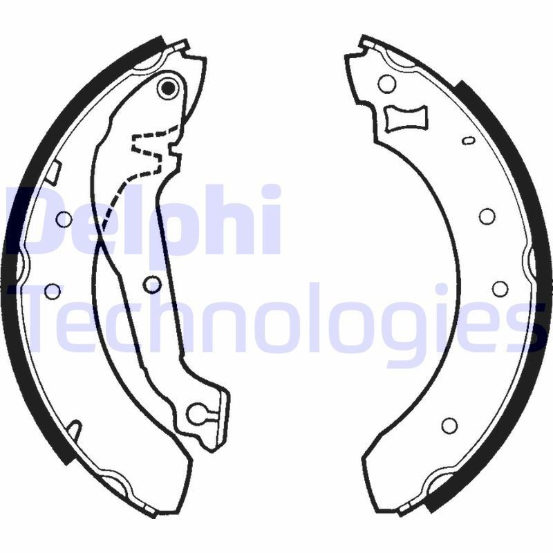 DELPHI LS1268: Piduriklotside komplekt