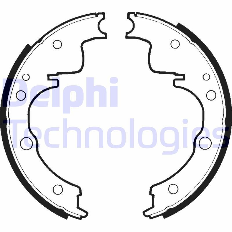 DELPHI LS1270: Piduriklotside komplekt