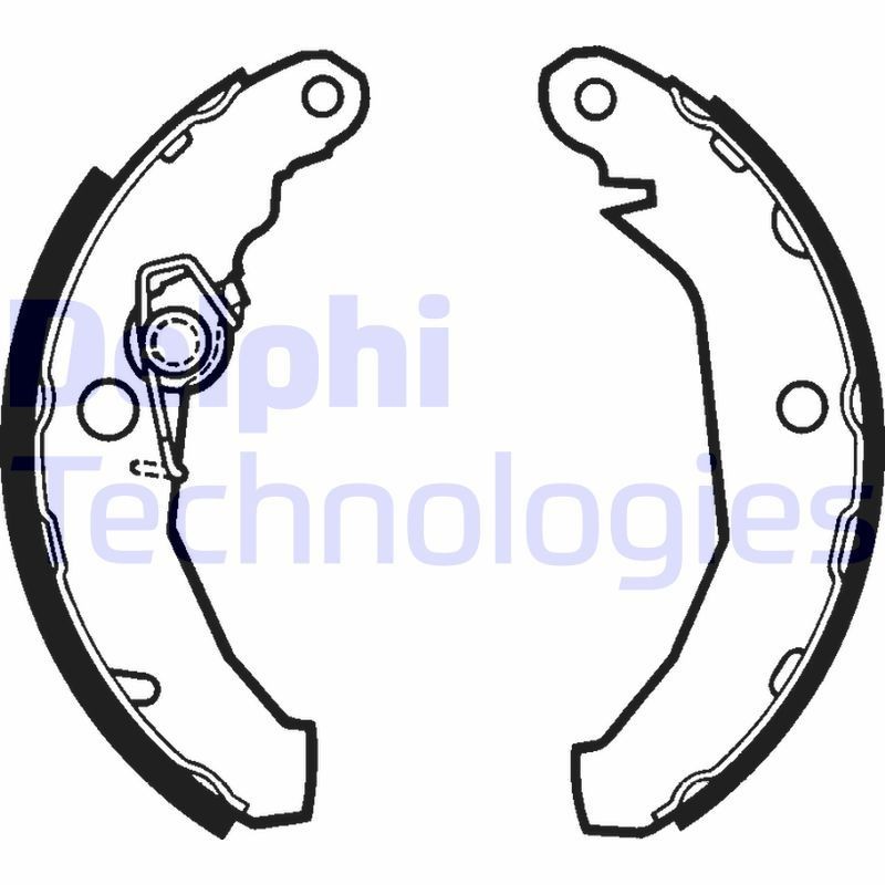 DELPHI LS1272: Piduriklotside komplekt