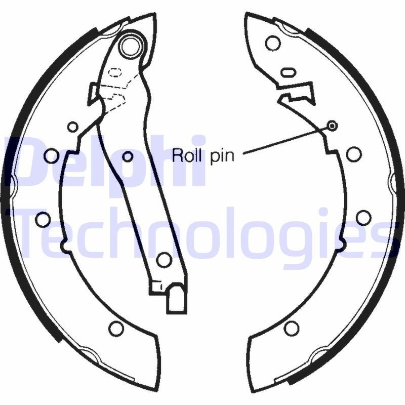 DELPHI LS1280: Piduriklotside komplekt