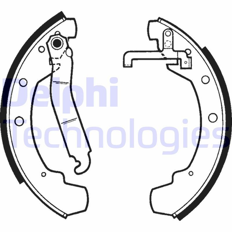DELPHI LS1281: Bremsesko sett