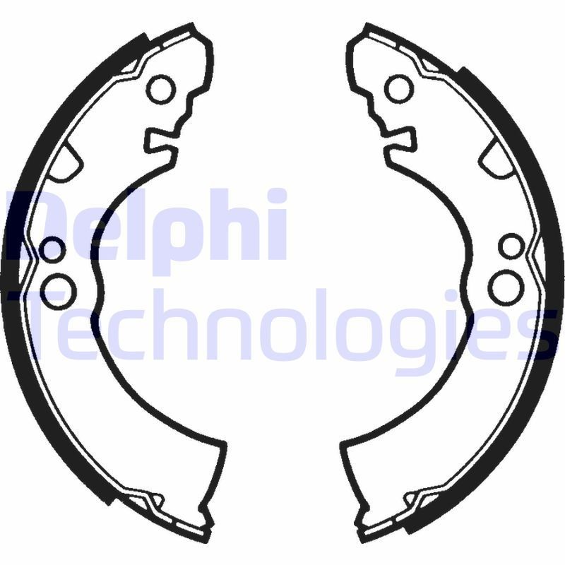 DELPHI LS1285: Piduriklotside komplekt