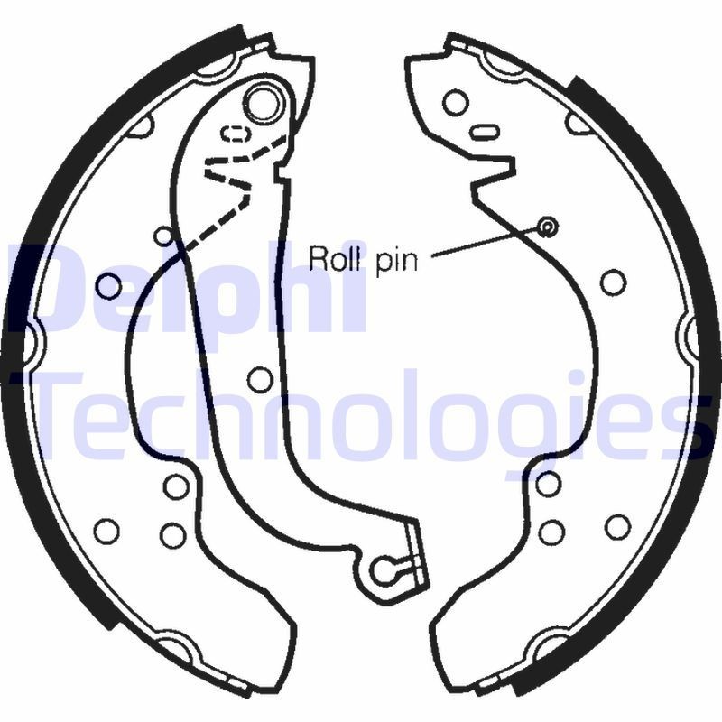 DELPHI LS1295: Piduriklotside komplekt