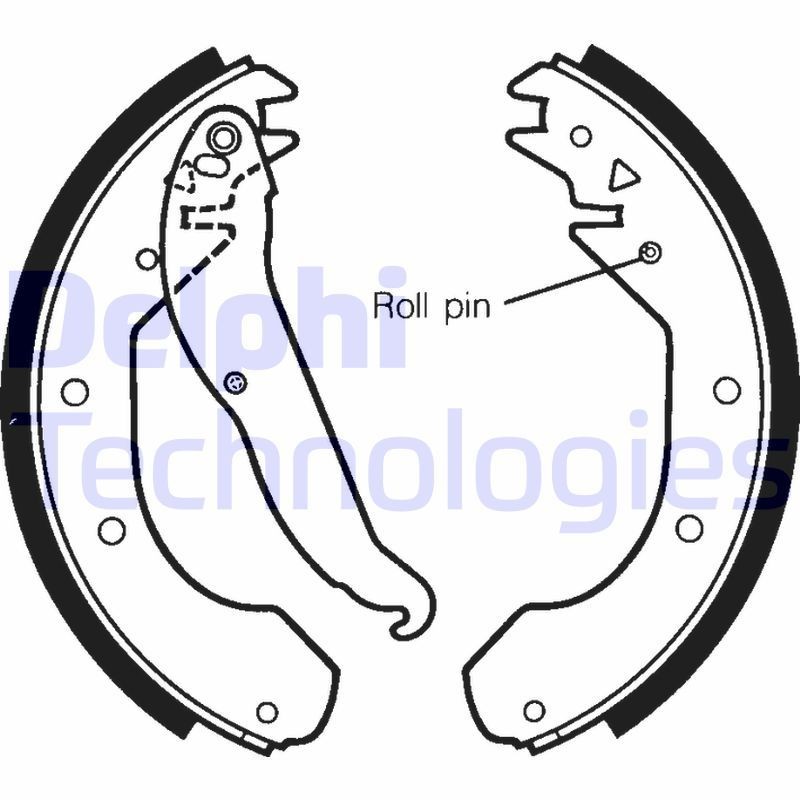 DELPHI LS1297: Piduriklotside komplekt