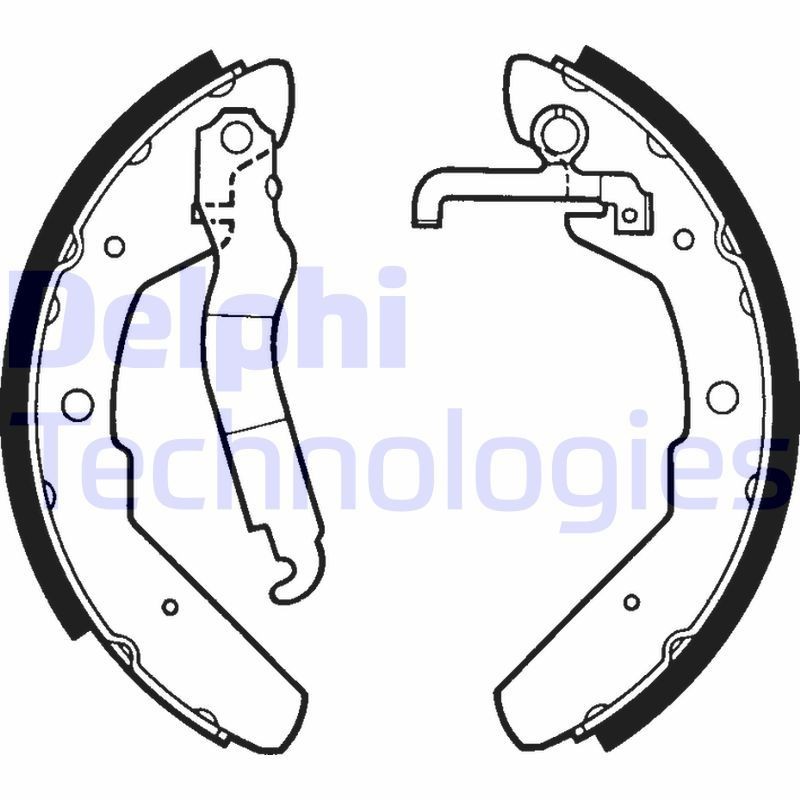 DELPHI LS1301: Piduriklotside komplekt