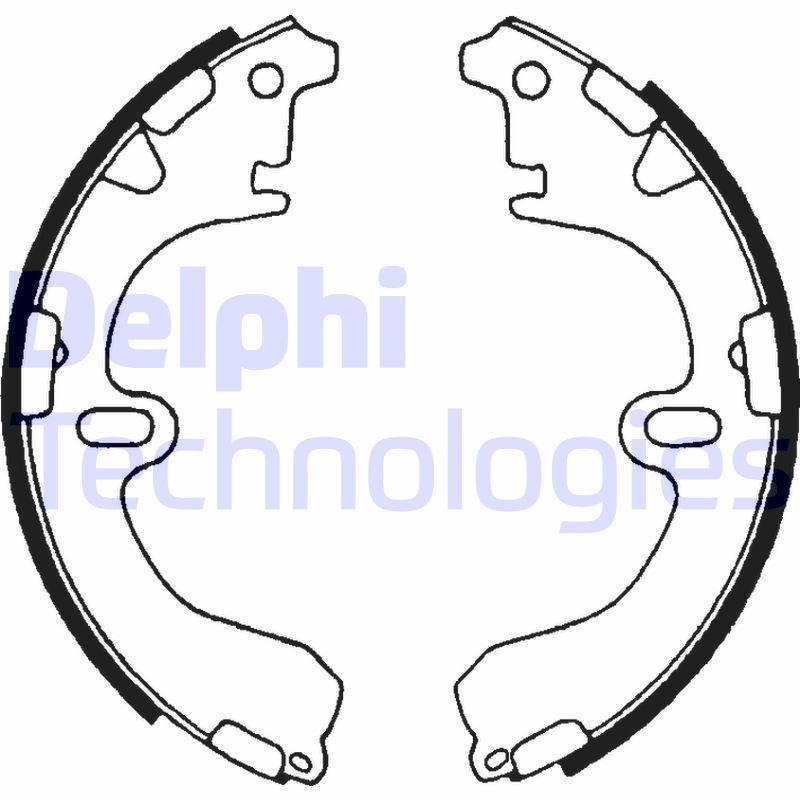 DELPHI LS1315: Piduriklotside komplekt
