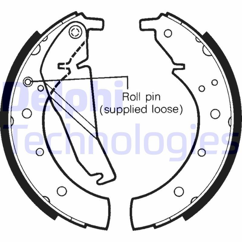 DELPHI LS1318: Piduriklotside komplekt