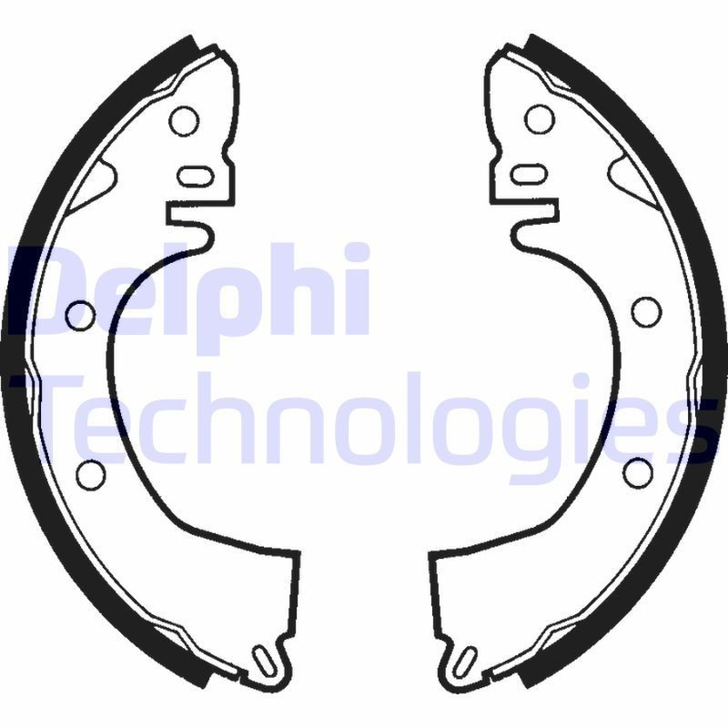 DELPHI LS1327: Kit ganasce freni