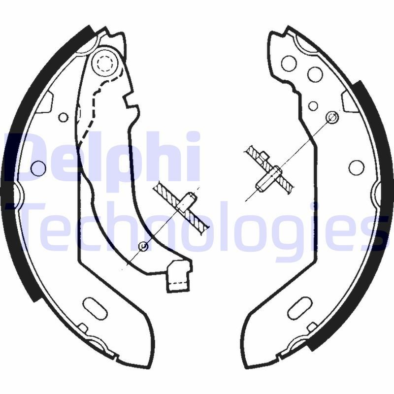 DELPHI LS1329: Piduriklotside komplekt