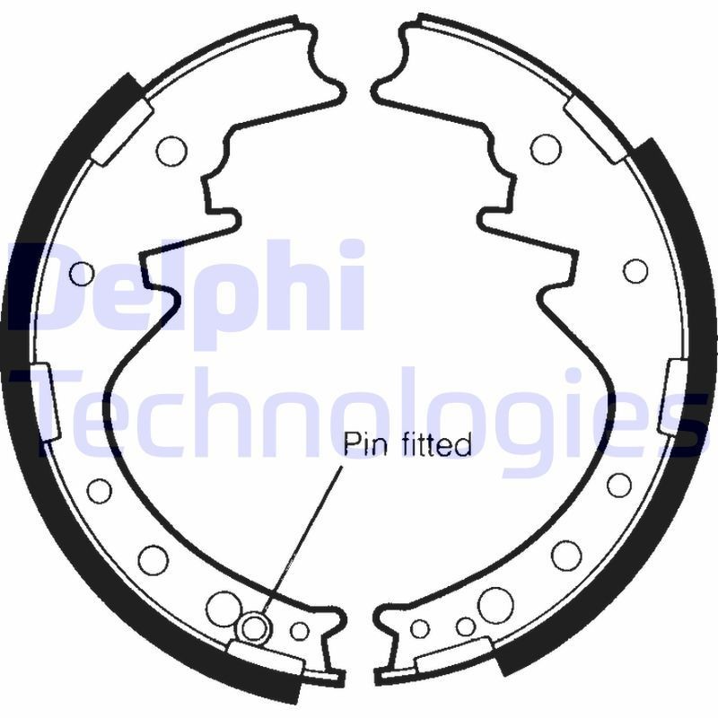 DELPHI LS1335: Piduriklotside komplekt