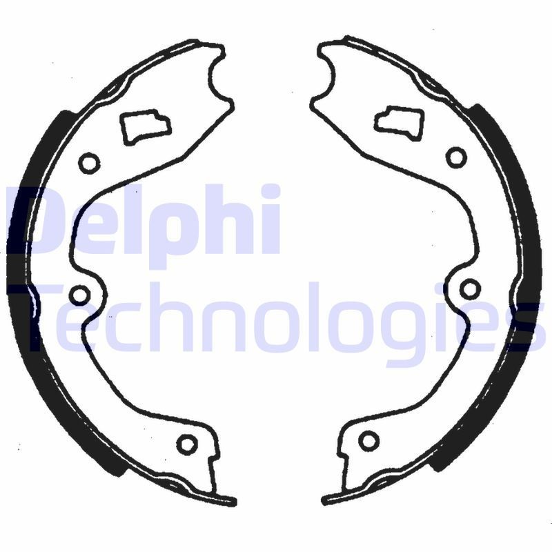 DELPHI LS1374: Piduriklotside komplekt, seisupidur