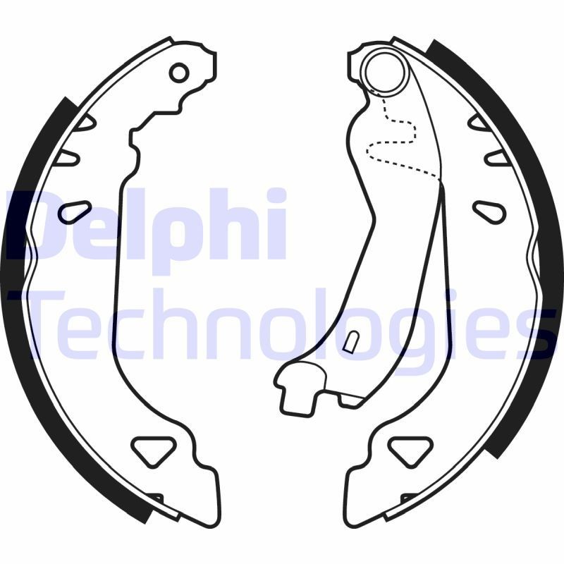 DELPHI LS1378: Piduriklotside komplekt