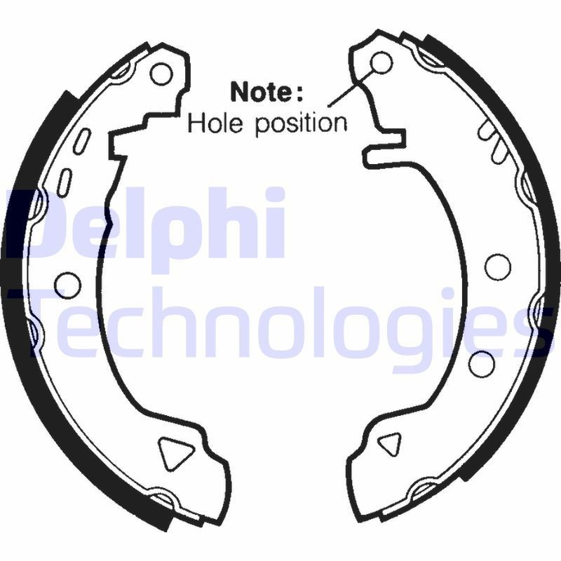 DELPHI LS1402: Piduriklotside komplekt