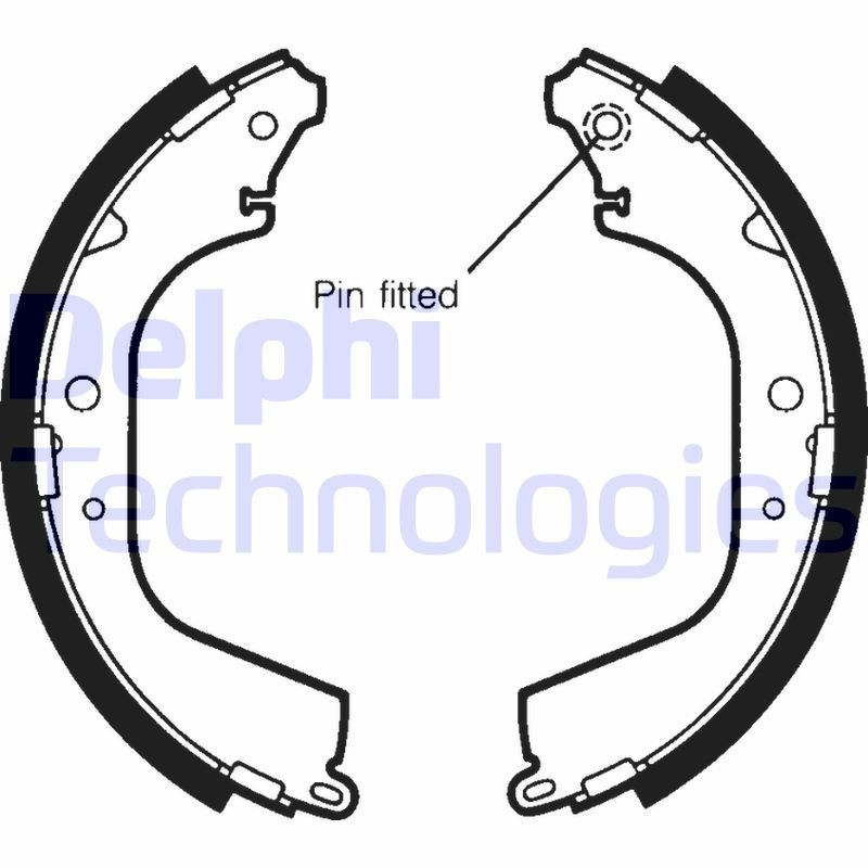 DELPHI LS1406: Piduriklotside komplekt