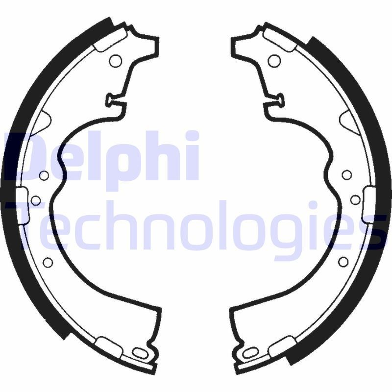 DELPHI LS1409: Piduriklotside komplekt