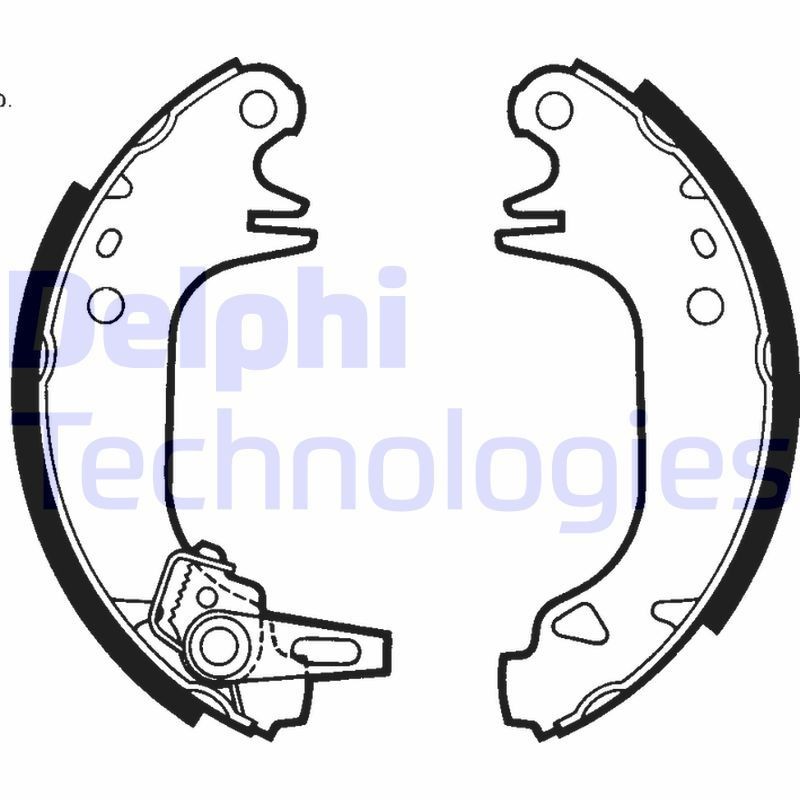 DELPHI LS1423: Piduriklotside komplekt