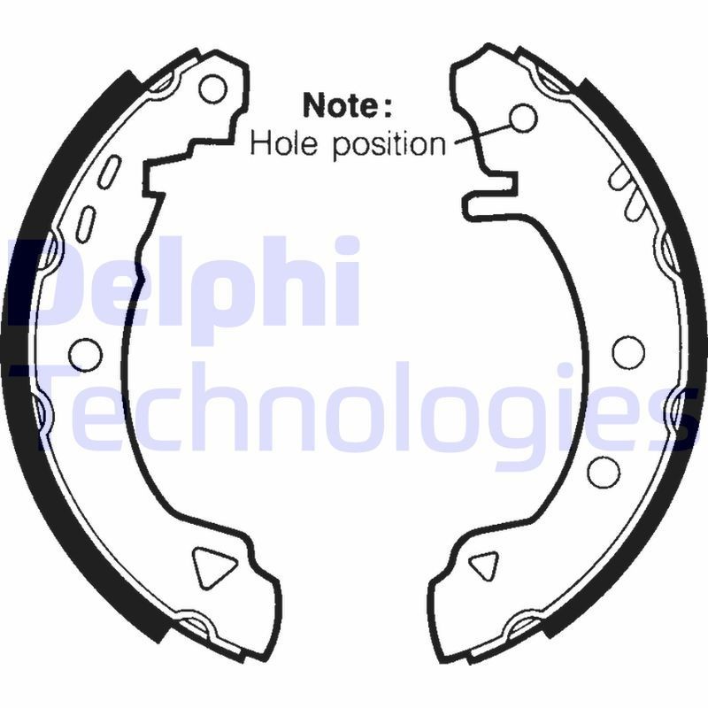 DELPHI LS1434: Piduriklotside komplekt
