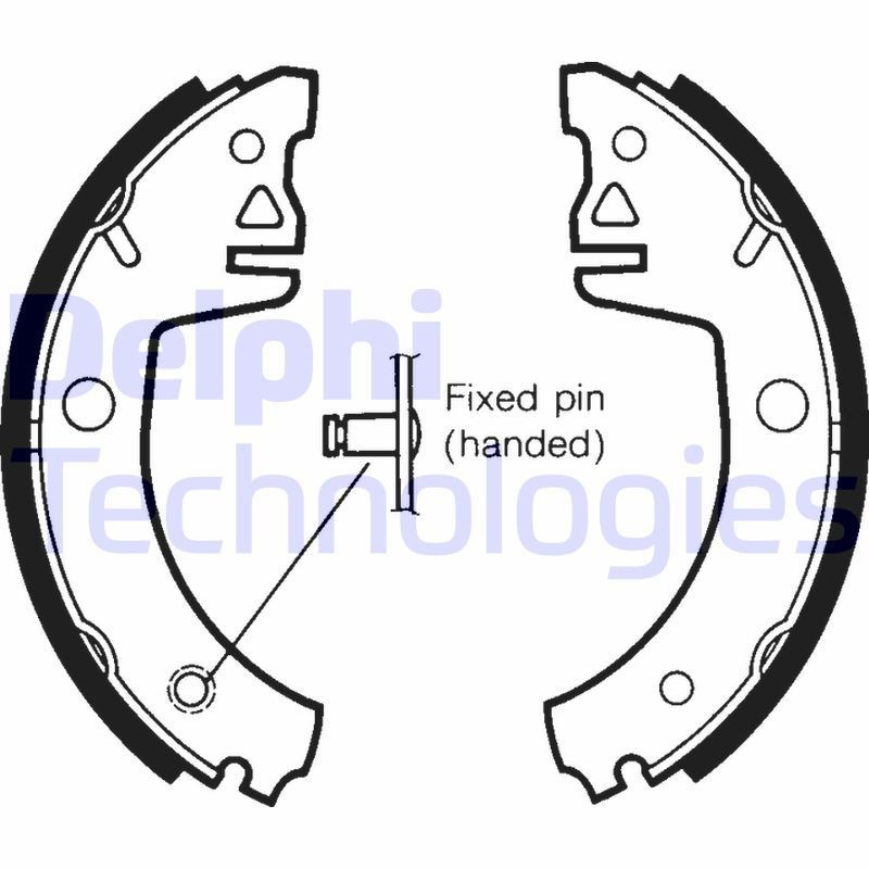 DELPHI LS1438: Piduriklotside komplekt