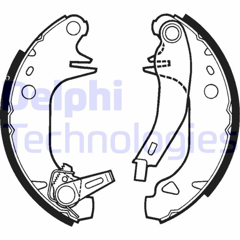 DELPHI LS1441: Bremžu loku komplekts