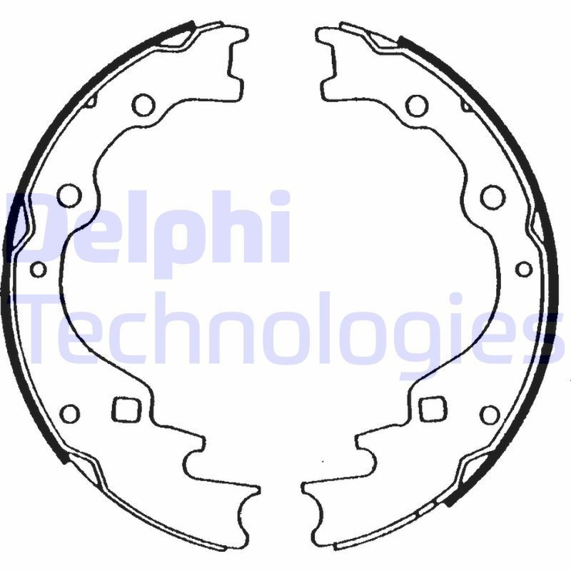 DELPHI LS1476: Piduriklotside komplekt