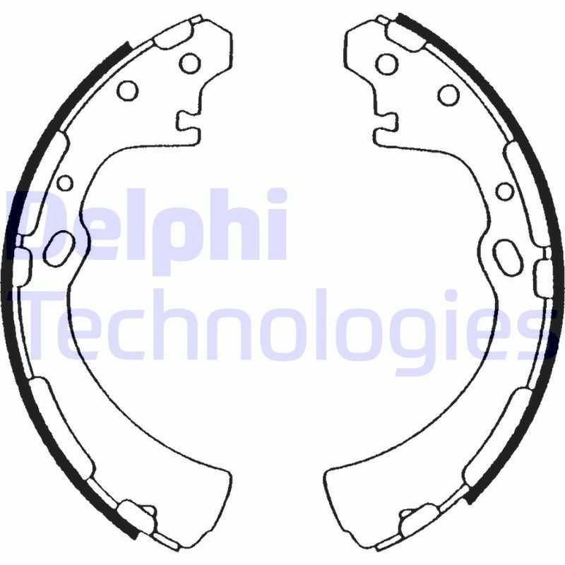 DELPHI LS1505: Piduriklotside komplekt