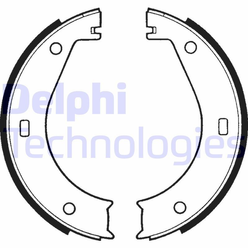 DELPHI LS1573: Piduriklotside komplekt, seisupidur