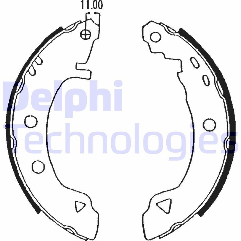 DELPHI LS1575: Piduriklotside komplekt