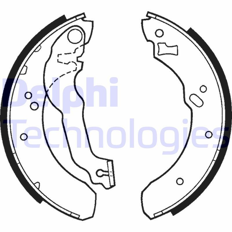 DELPHI LS1595: Piduriklotside komplekt
