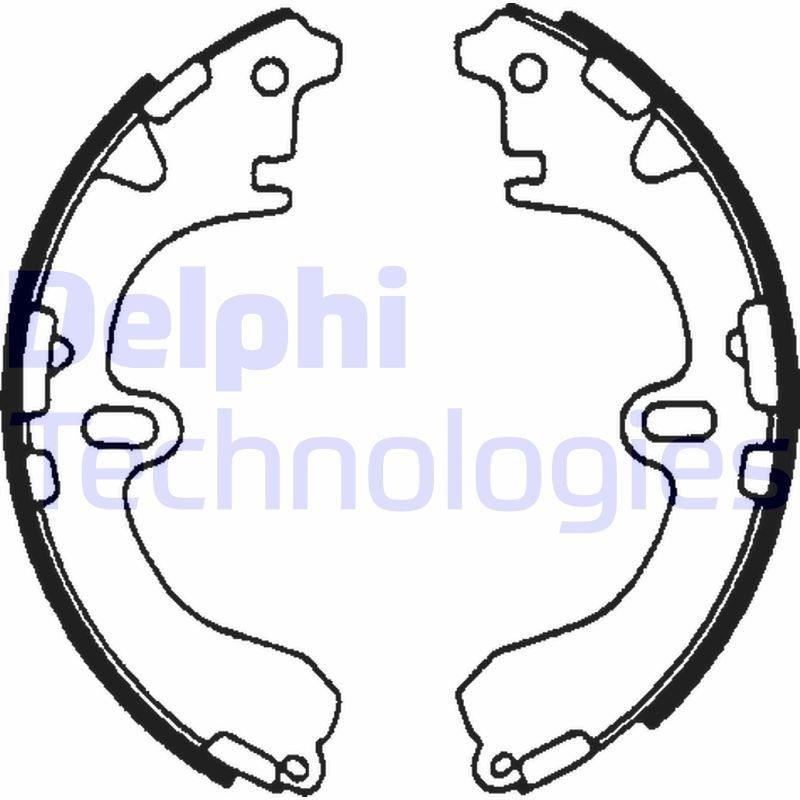DELPHI LS1601: Piduriklotside komplekt