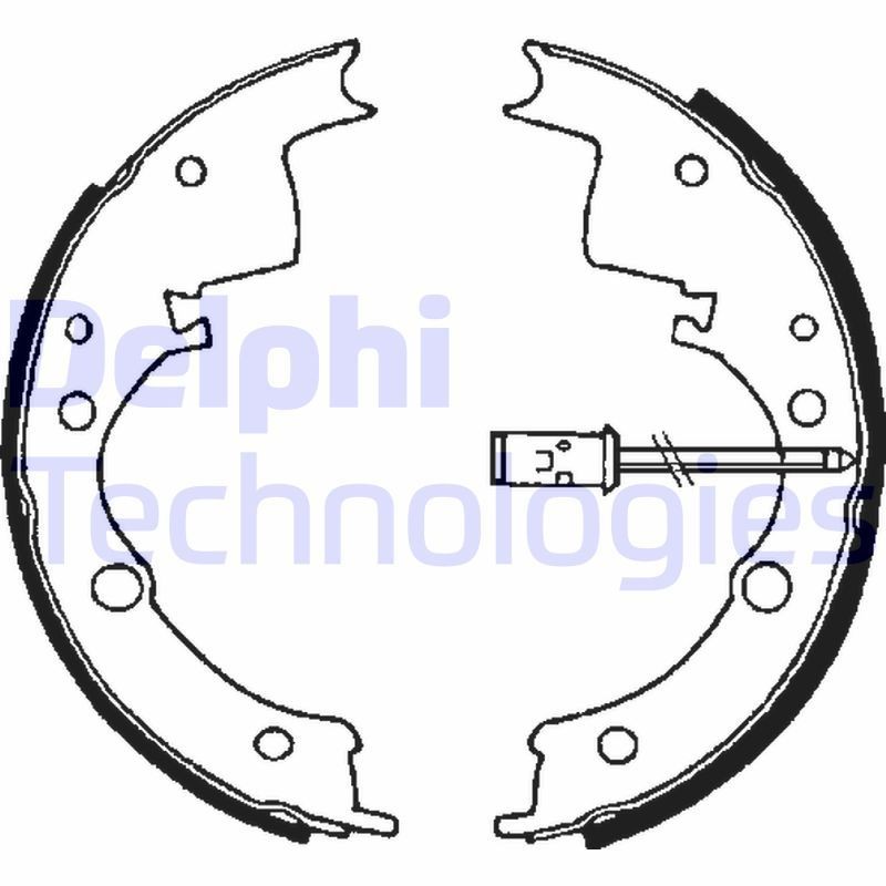 DELPHI LS1605: Piduriklotside komplekt