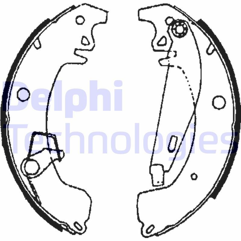 DELPHI LS1606: Piduriklotside komplekt