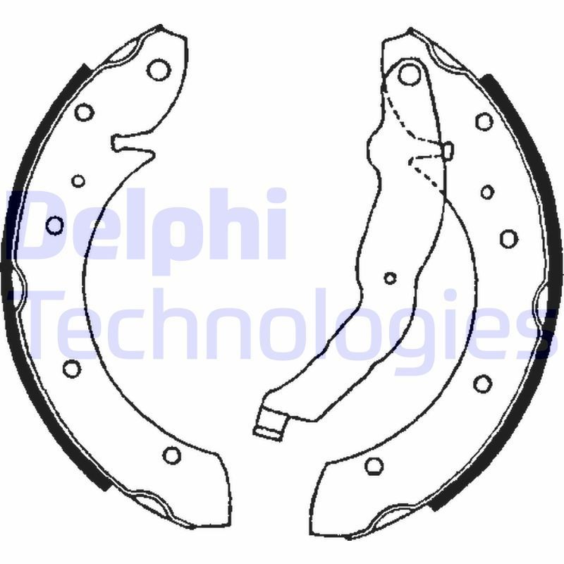 DELPHI LS1634: Piduriklotside komplekt