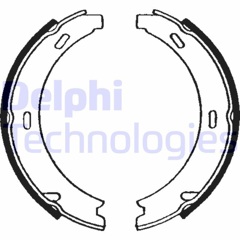 DELPHI LS1637: Piduriklotside komplekt, seisupidur