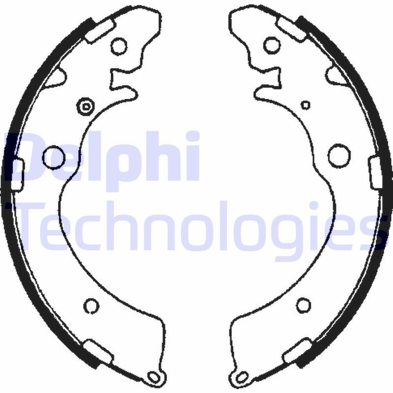 DELPHI LS1641: Piduriklotside komplekt
