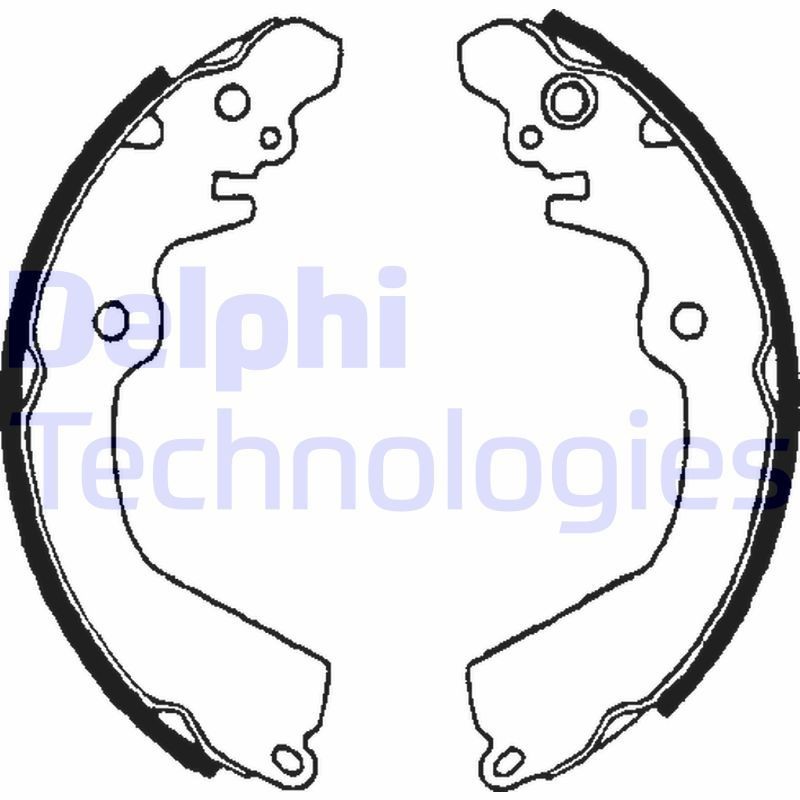 DELPHI LS1643: Piduriklotside komplekt