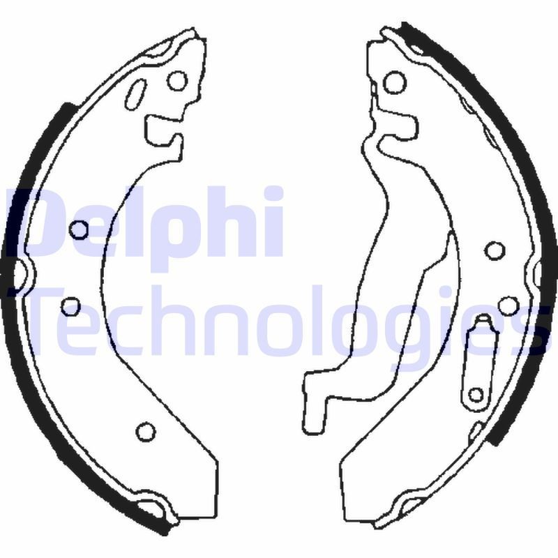DELPHI LS1645: Piduriklotside komplekt