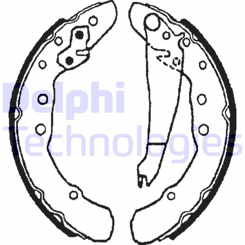 DELPHI LS1655: Piduriklotside komplekt