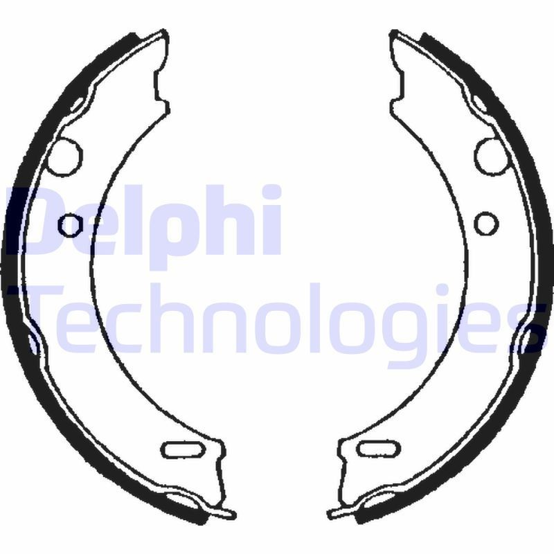 DELPHI LS1657: Piduriklotside komplekt, seisupidur