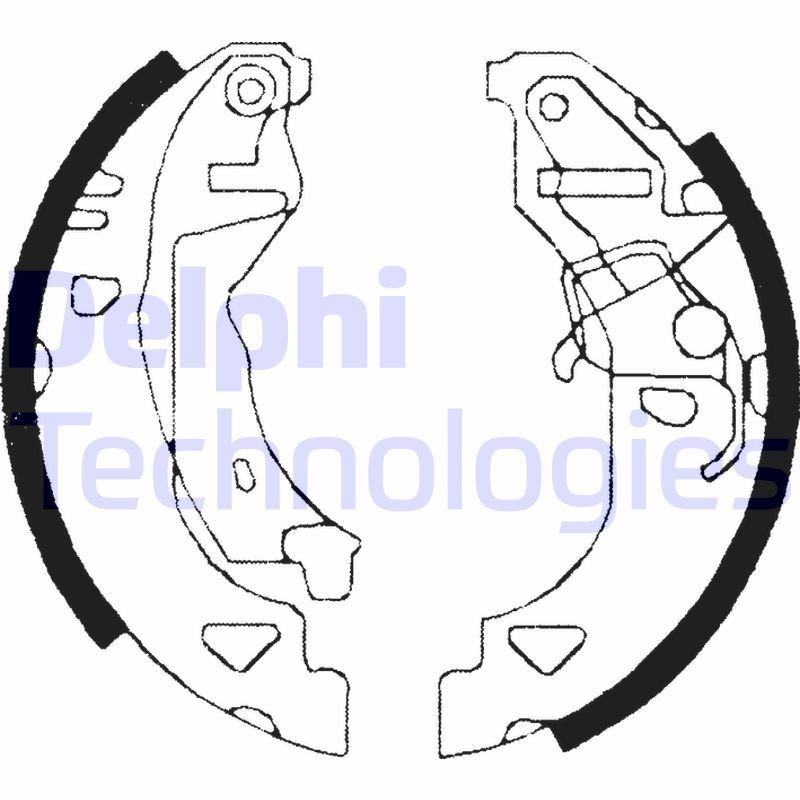 DELPHI LS1682: Piduriklotside komplekt
