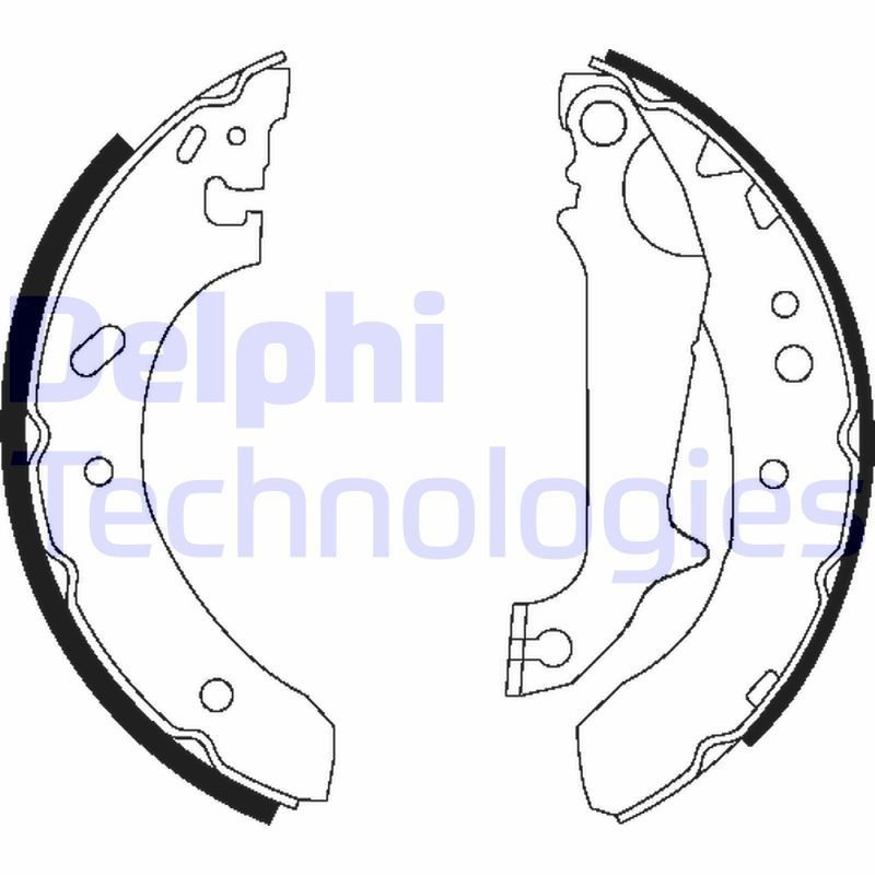 DELPHI LS1683: Piduriklotside komplekt