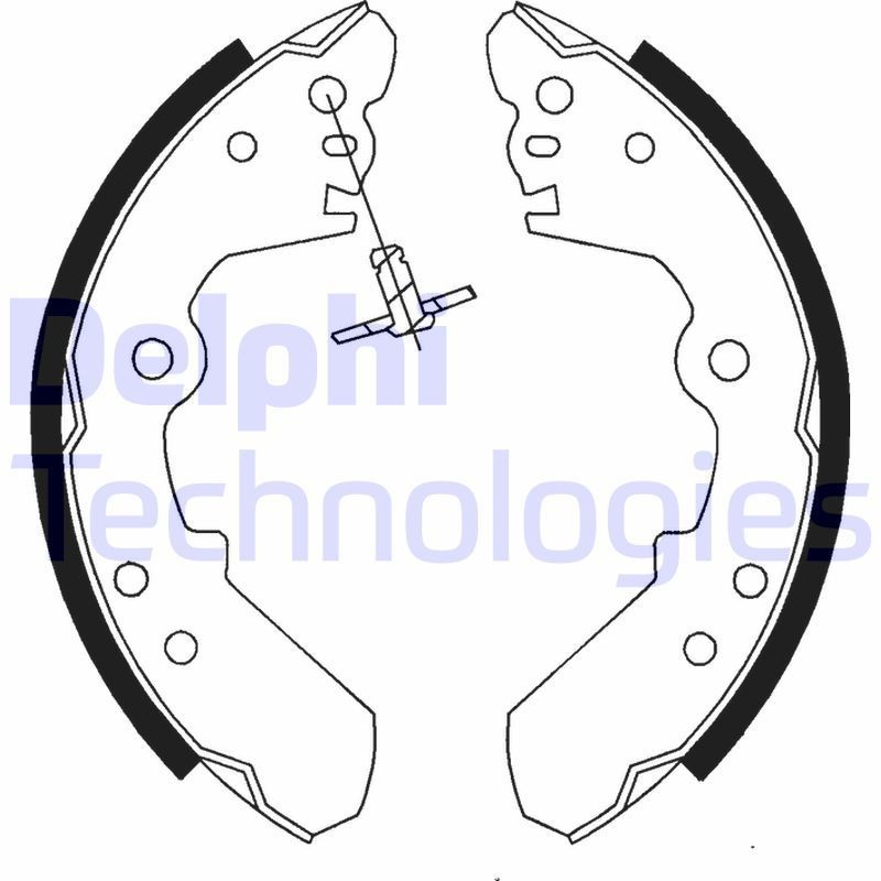 DELPHI LS1687: Piduriklotside komplekt