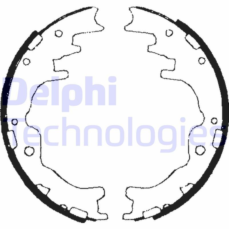 DELPHI LS1706: Piduriklotside komplekt