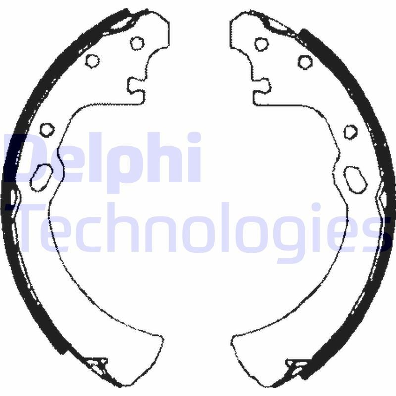 DELPHI LS1708: Set saboti frana