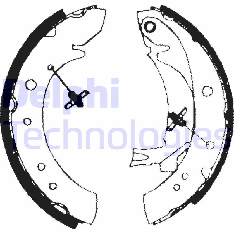 DELPHI LS1713: Piduriklotside komplekt