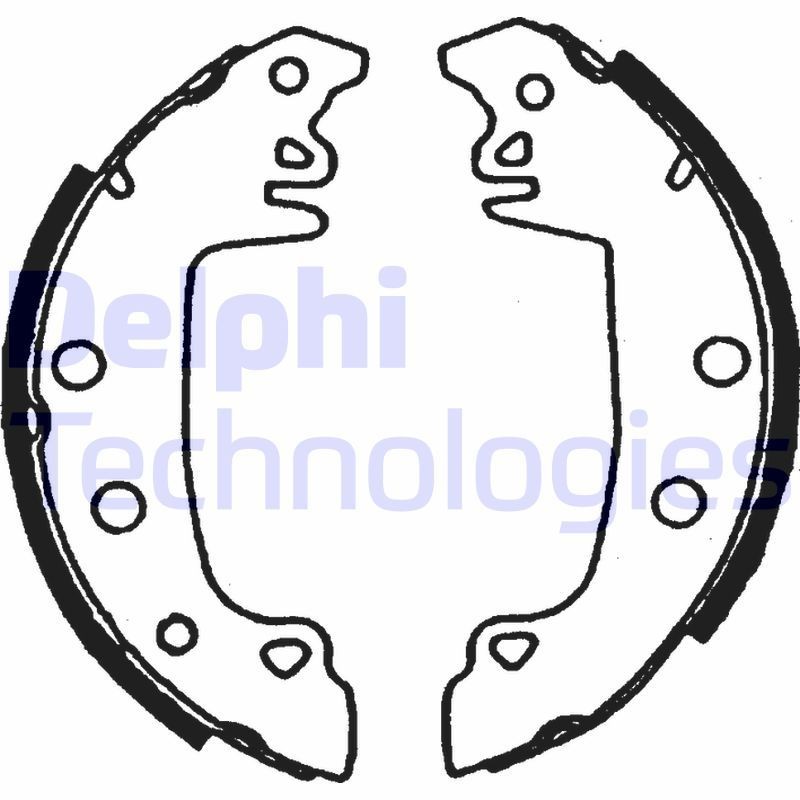 DELPHI LS1721: Piduriklotside komplekt