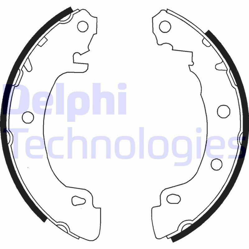 DELPHI LS1724: Piduriklotside komplekt