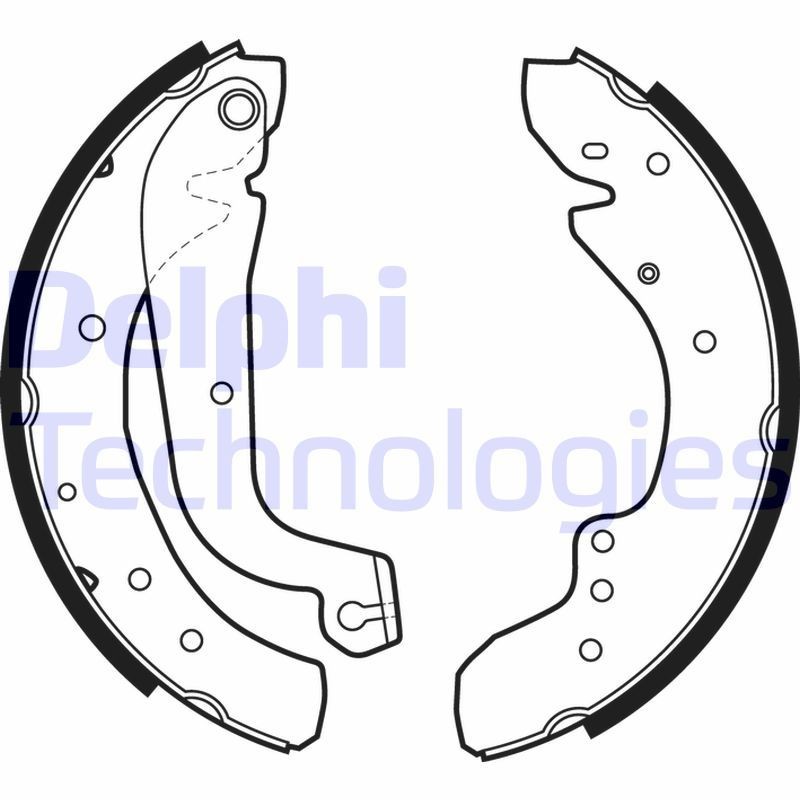 DELPHI LS1726: Piduriklotside komplekt