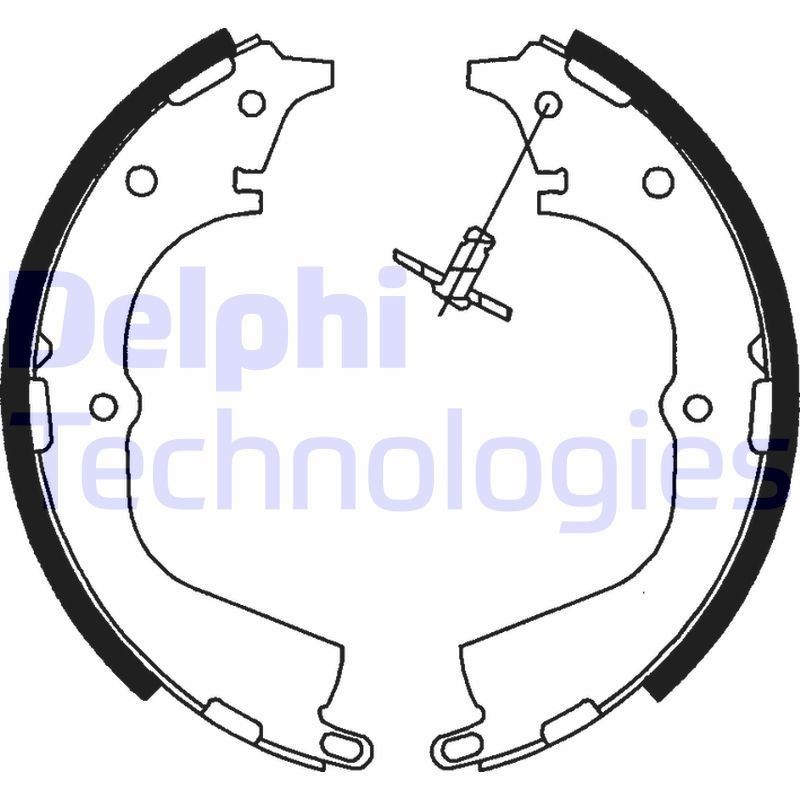 DELPHI LS1744: Piduriklotside komplekt